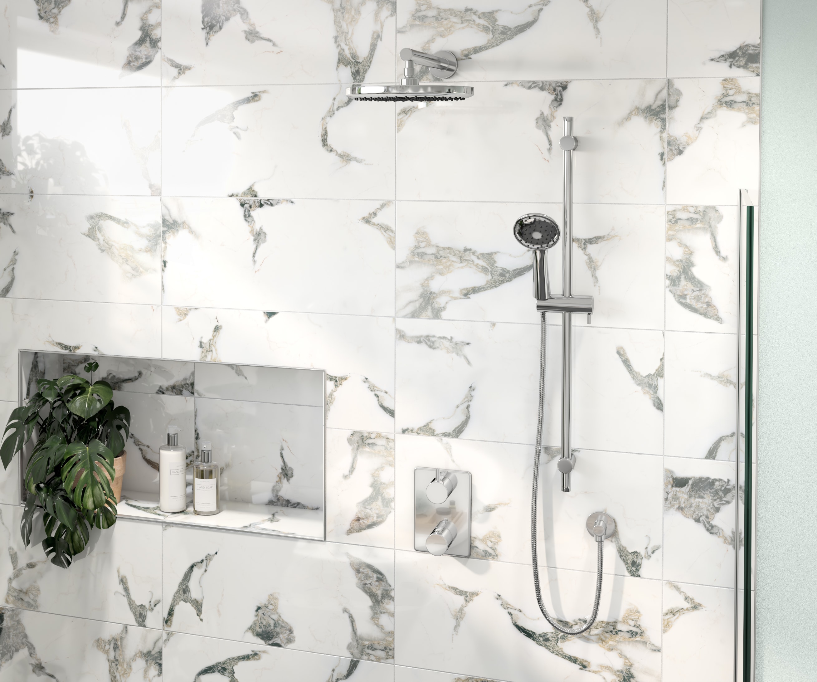 Chrome shower column Chrome shower column