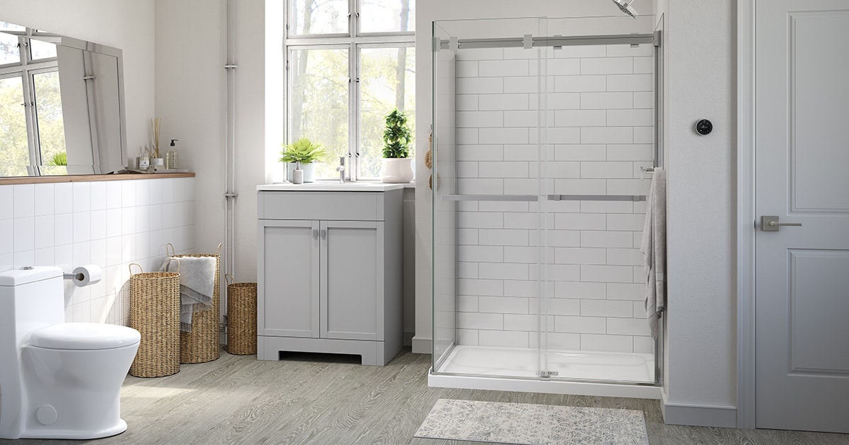 Refined bathroom