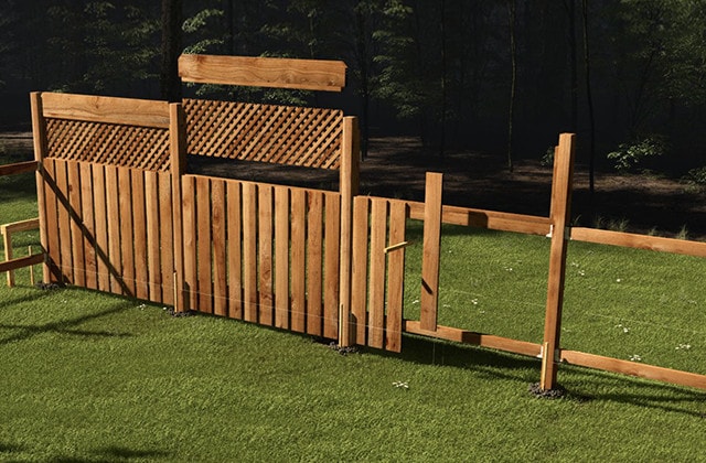 Build a treated-wood fence | RONA