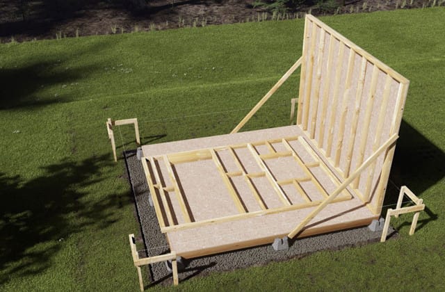 construire son abri de jardin en bois – plan abri de