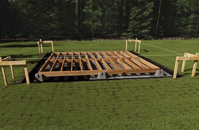 The Simple Storage Shed Foundation You Can DIY On A Tight Budget