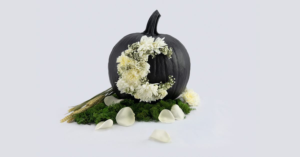 DIY Decorative Pumpkin: Flower Power