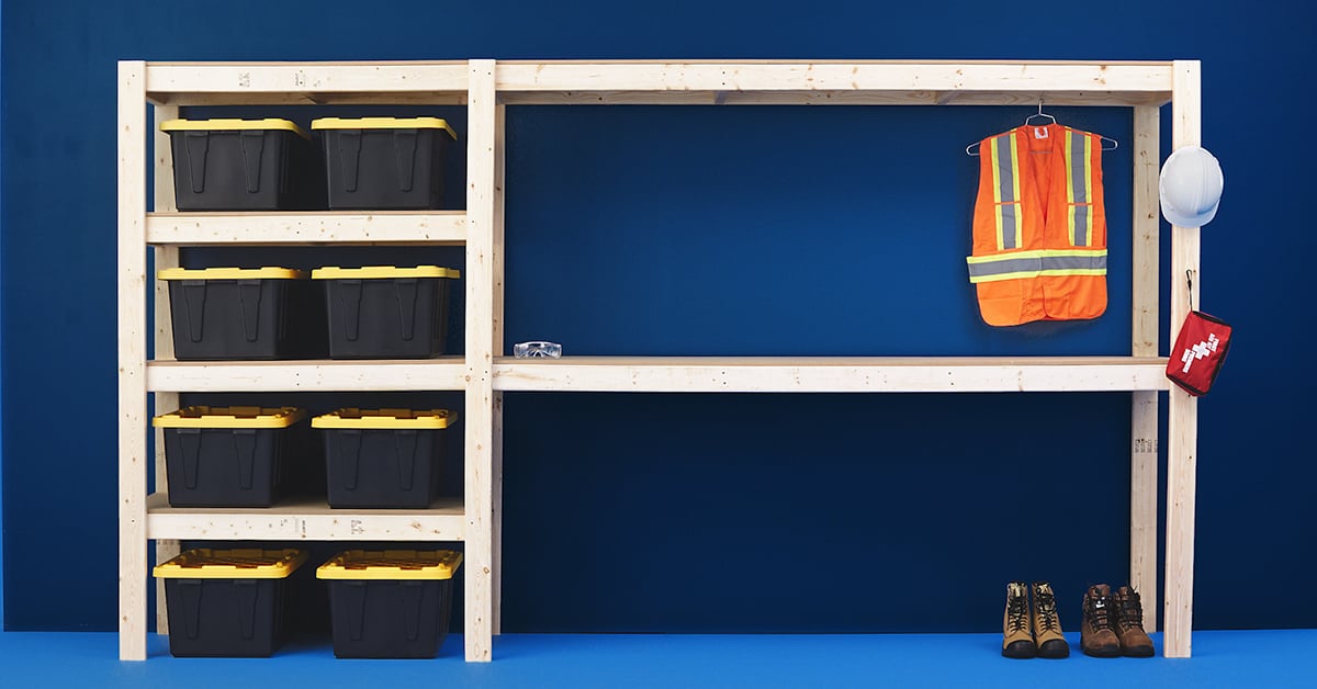 DIY - Garage : fabriquer étagère et établi sur mesure