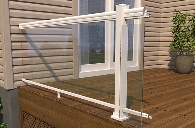 Install A Glass Panel Railing Rona