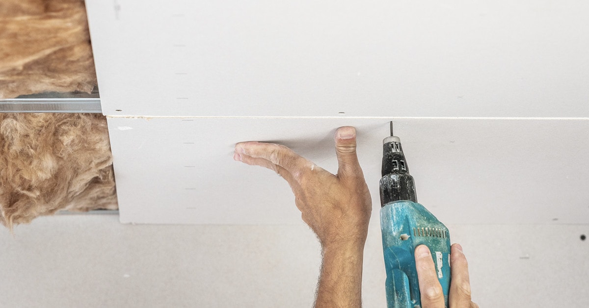 Install drywall panels
