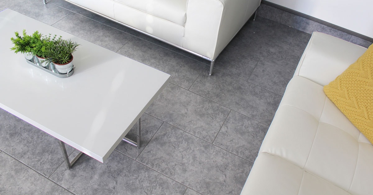 Laying sheet vinyl or linoleum flooring
