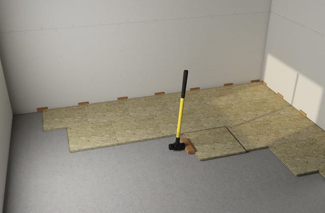 Floating 2025 basement floor