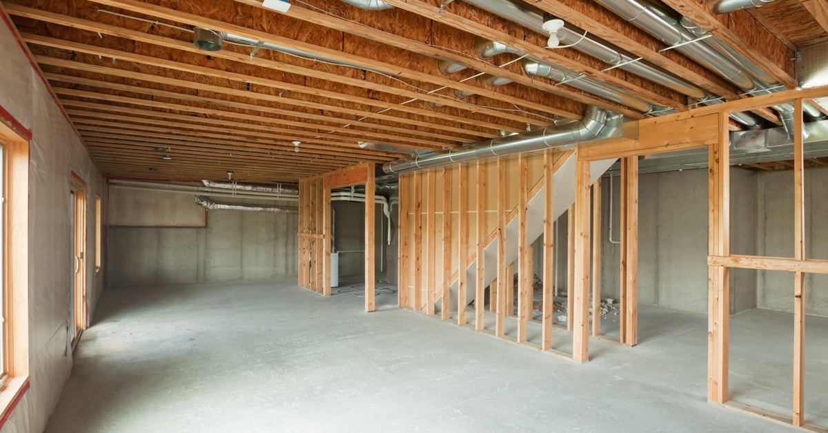 Install A Wood Suloor Over Concrete, How To Install Hardwood Floors On Concrete Basement Floor Plan