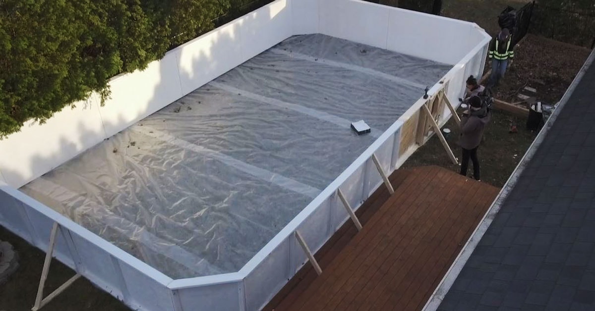 How to Make a DIY Backyard Rink RONA