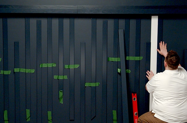 How to Create an Accent Wall with Mouldings and LED Lights RONA