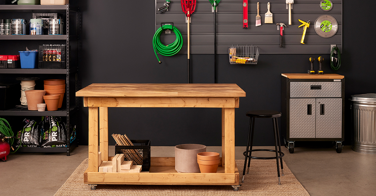 Comment construire un îlot mobile en bois