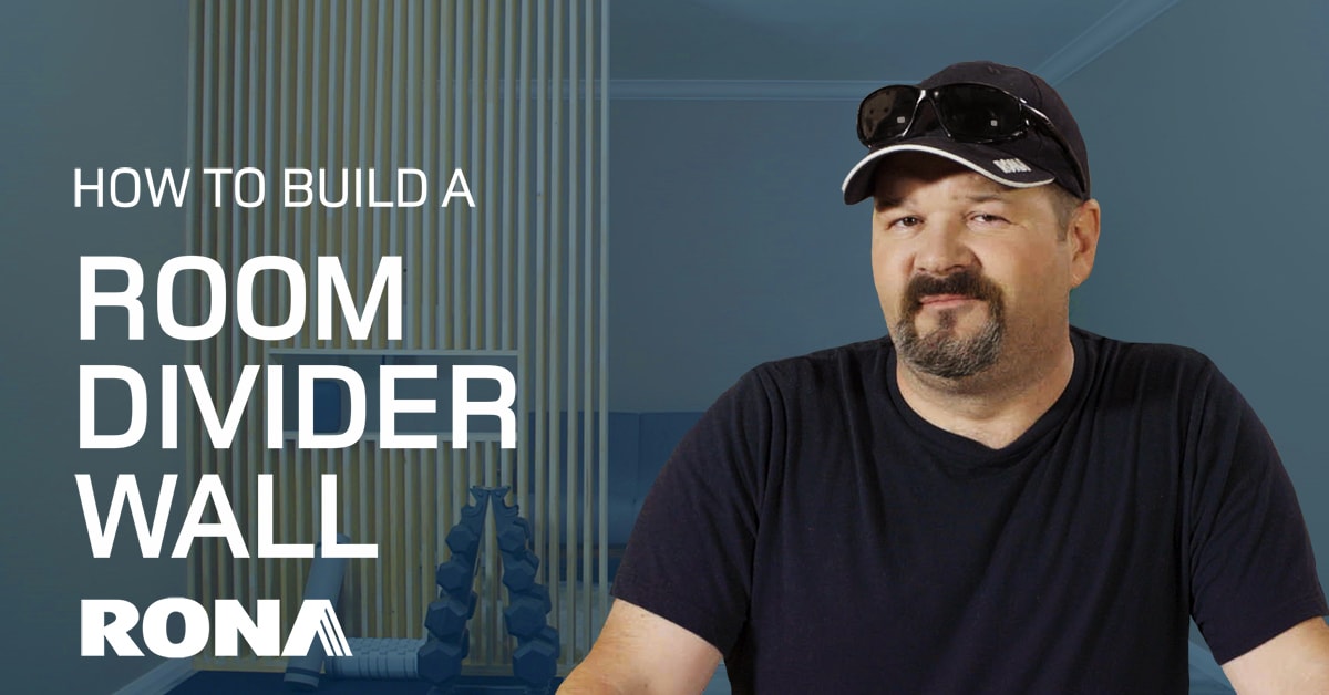How to Build a Decorative Room Divider Wall