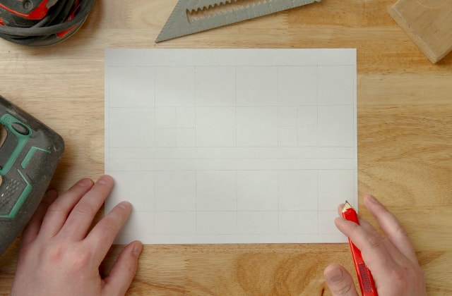 Person drawing a sketch