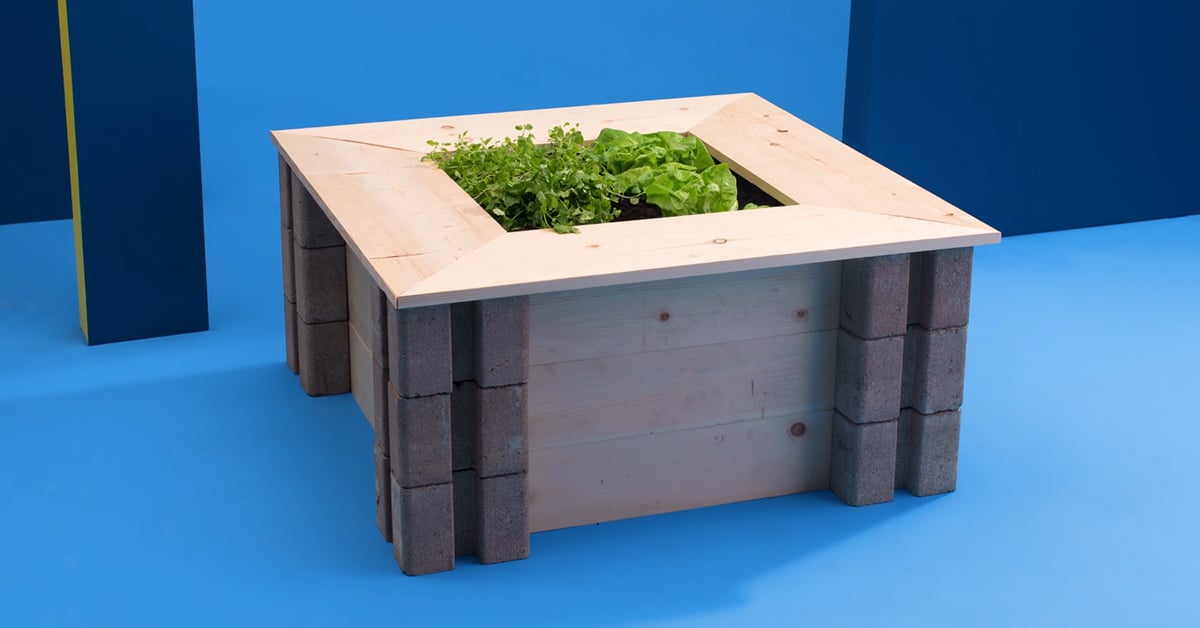 Wood planter
