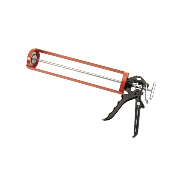Red and black caulk gun Red and black caulk gun