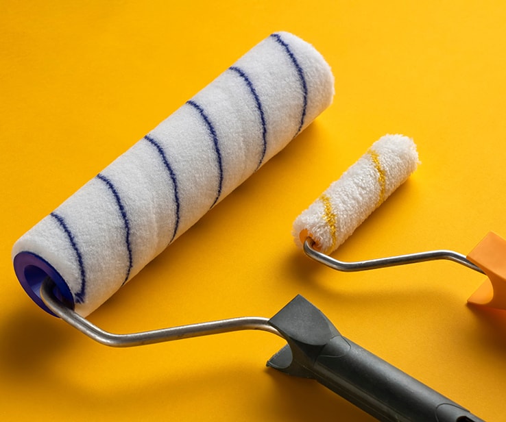 Two paint roller covers Two paint roller covers