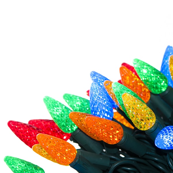 Multicoloured C6 bulbs
