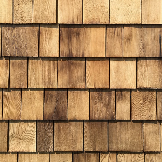 Cedar roofing shingles