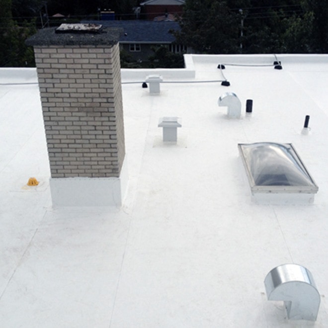 Membrane polyoléfine thermoplastique pour toiture