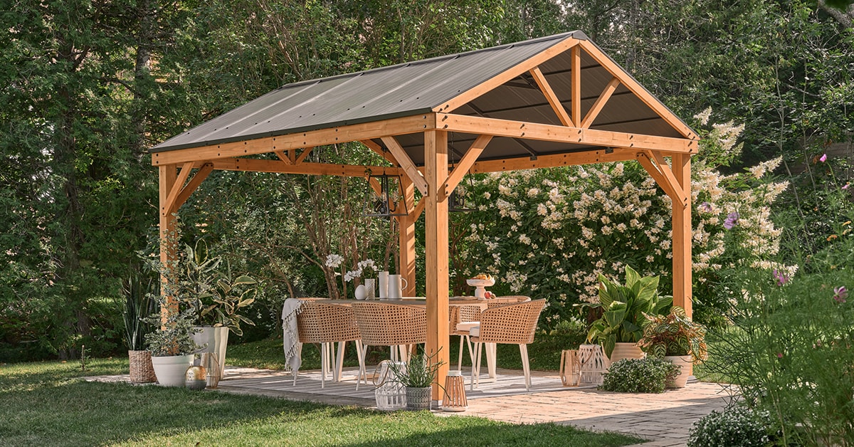 Choose the Best Sun Shelter Gazebo Pergola Canopy RONA