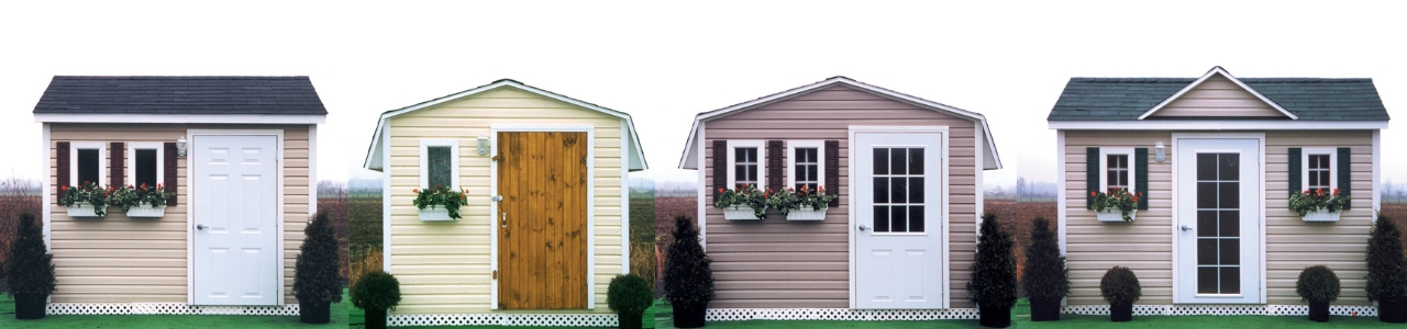 Different styles of backyard sheds Different styles of backyard sheds