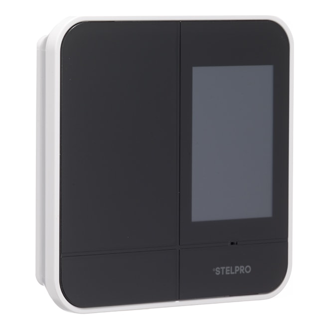 Black Stelpro smart thermostat