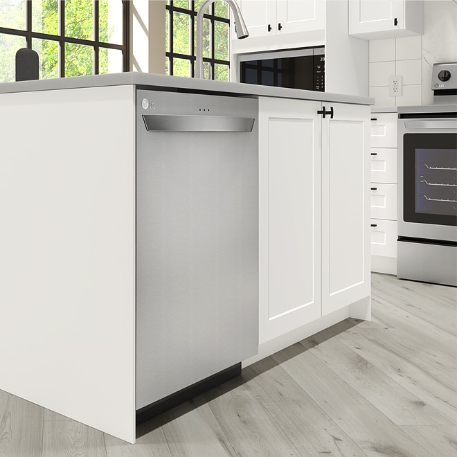 Stainless steel smart dishwasher