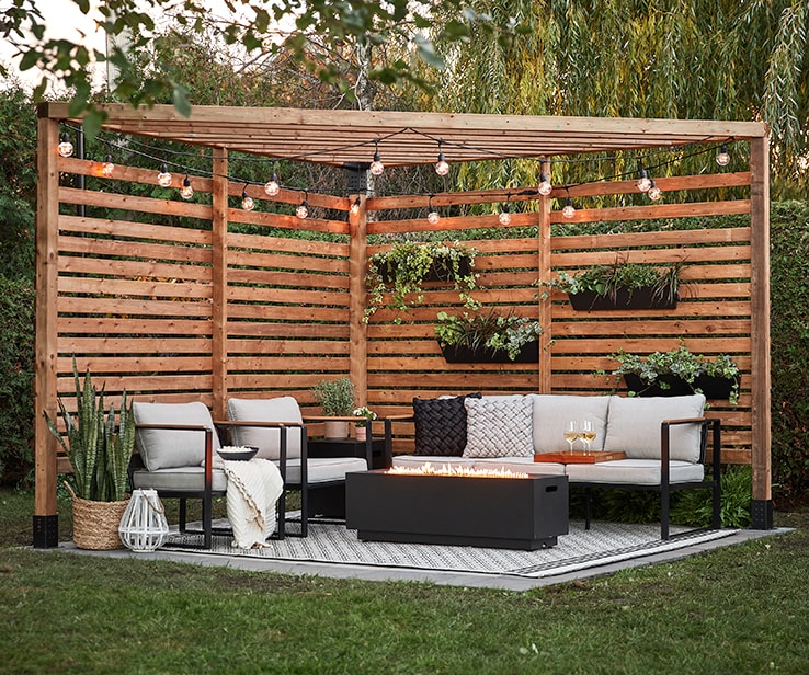 Patio privacy on sale wall