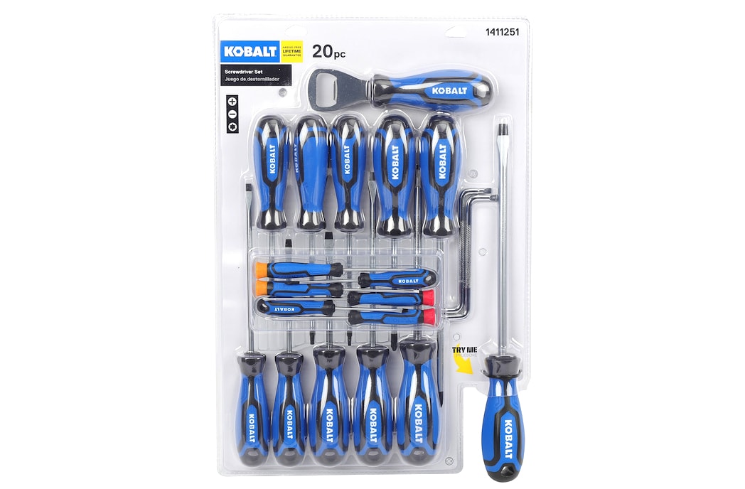 Set of Kobalt manual screwdrivers
