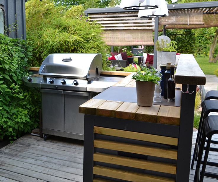 DIY Outdoor Kitchen Frame Ideas How To Build A Patio BBQ