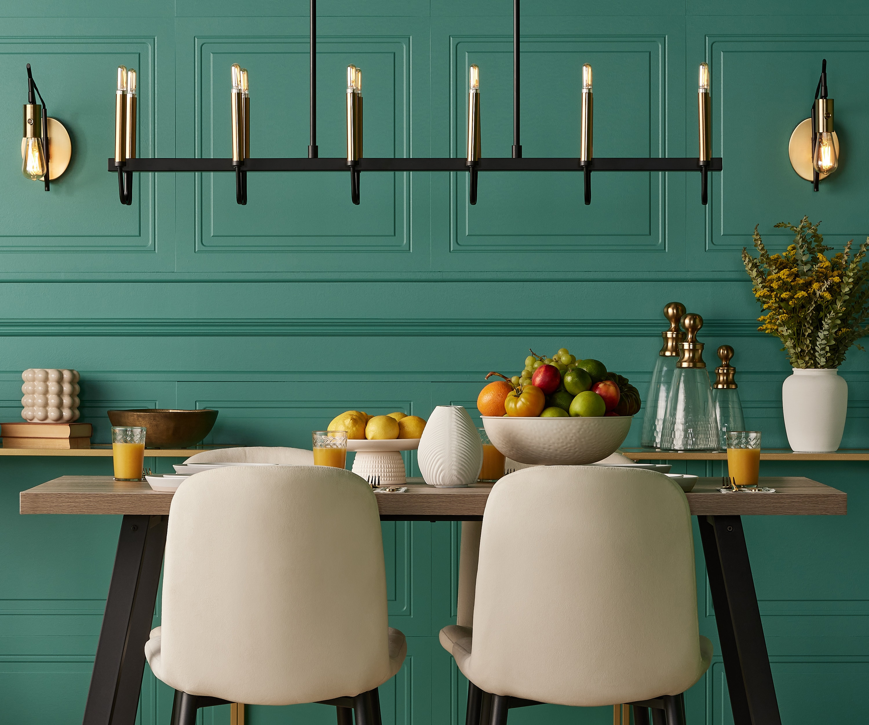 Textured panel accent wall