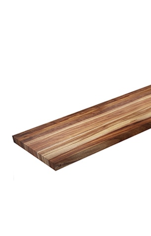 Acacia wood kitchen countertop
