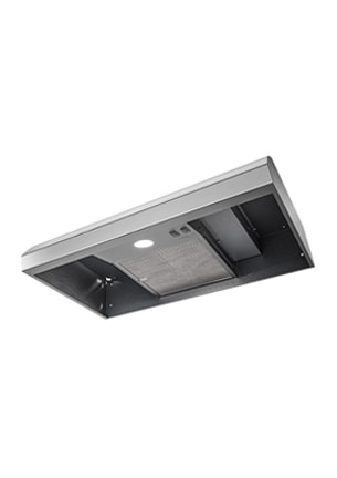 Stainless steel undercabinet range hood