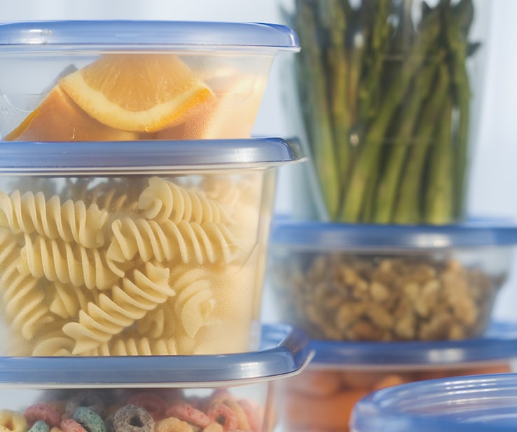 Transparent food containers