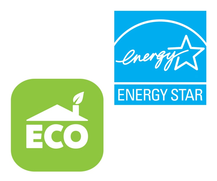 ECO and Enery Star logos ECO and Enery Star logos