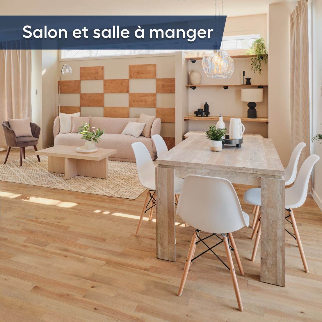 Salon et salle à manger des rouges