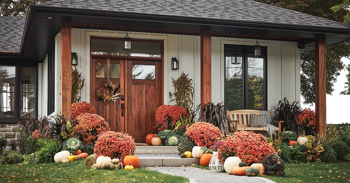 Nos meilleures idées de décoration extérieure pour l'automne
