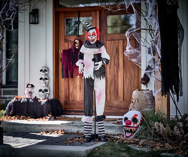 Clown animé pour l’Halloween Clown animé pour l’Halloween