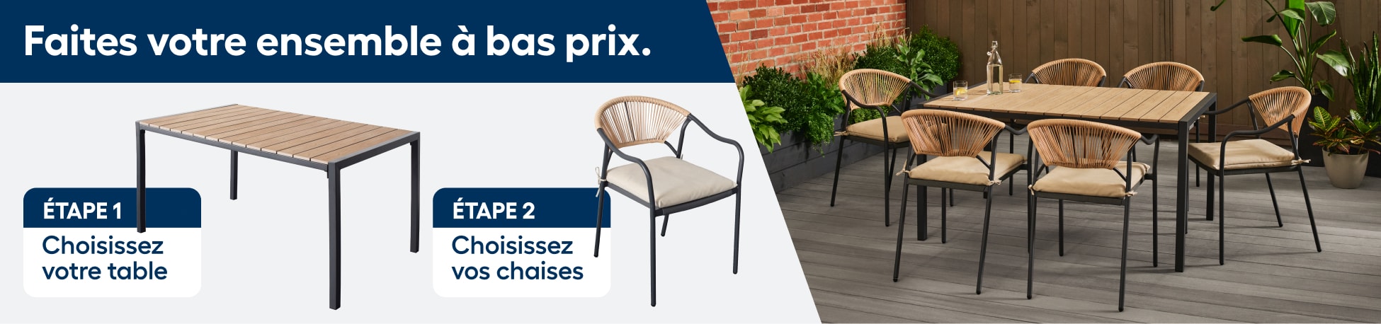 Faites votre ensemble_Meubles de jardin_Rona