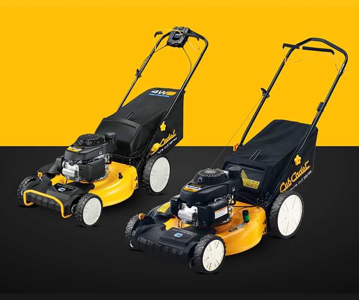 Cub cadet awd push mower hotsell