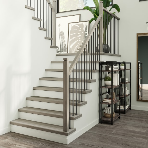 Stairs and railings