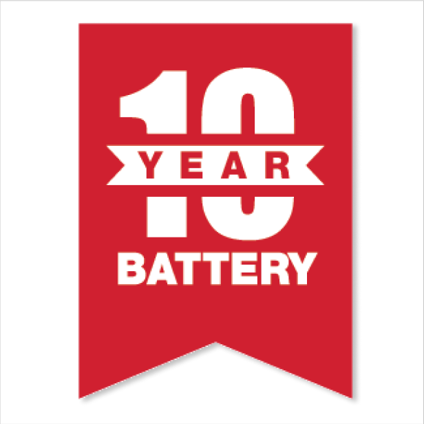 10-Year Sealed Battery
