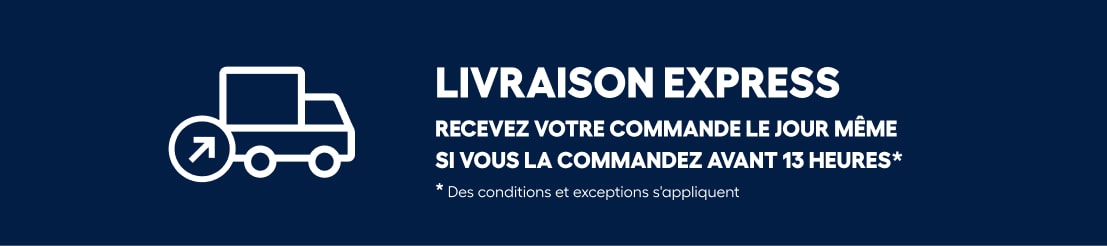 Livraison le jour même
