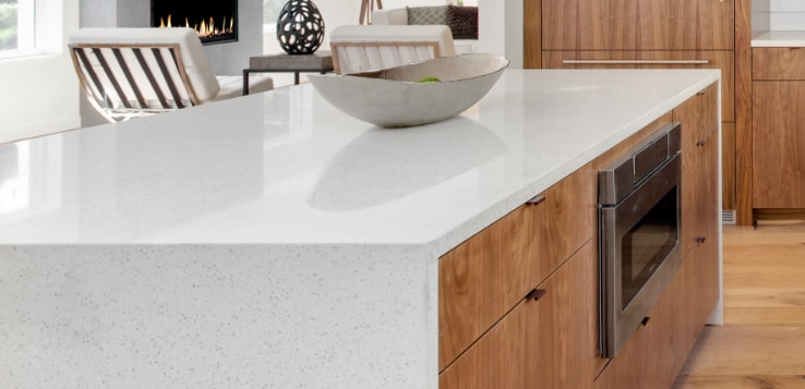 Kitchen Quartz Granite Countertops, How To Measure Kitchen Countertops For Quartz Work