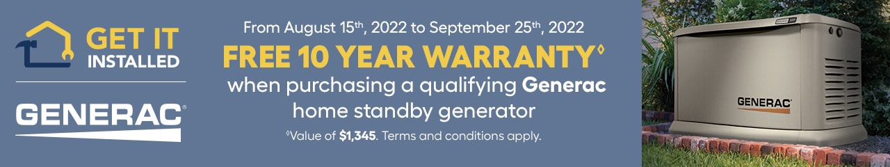 Generac home standby generator