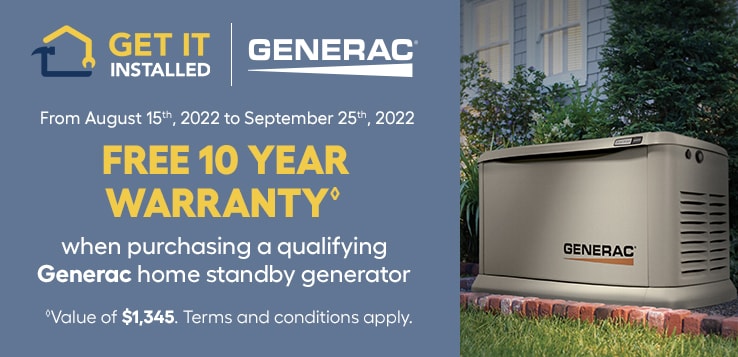 Generac home standby generator
