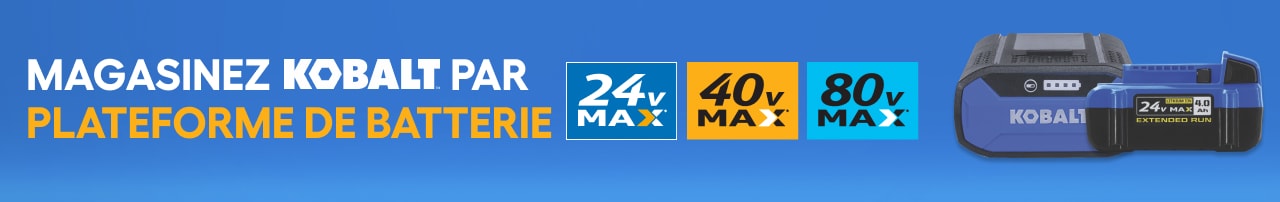 Magasinez Kobalt par plateforme de batterie