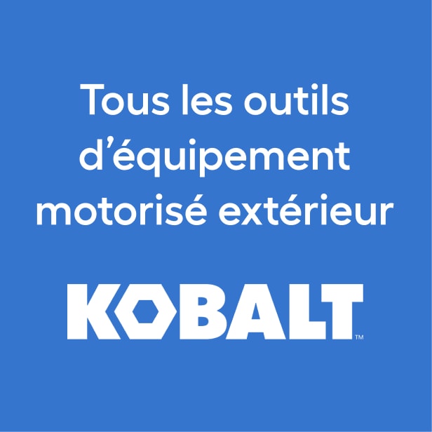 Tous les outils d’équipement motorisé extérieur Kobalt