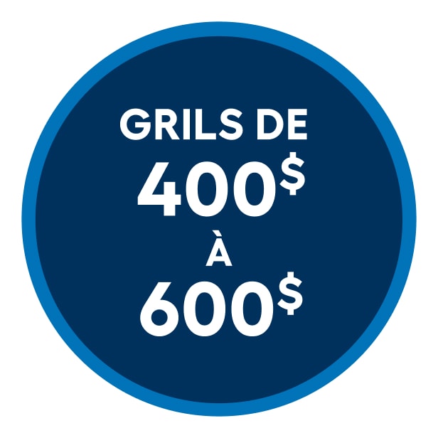 Grils de 400$ à 600$