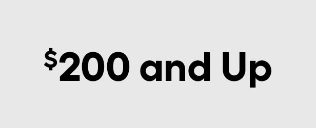 $200 and Up  